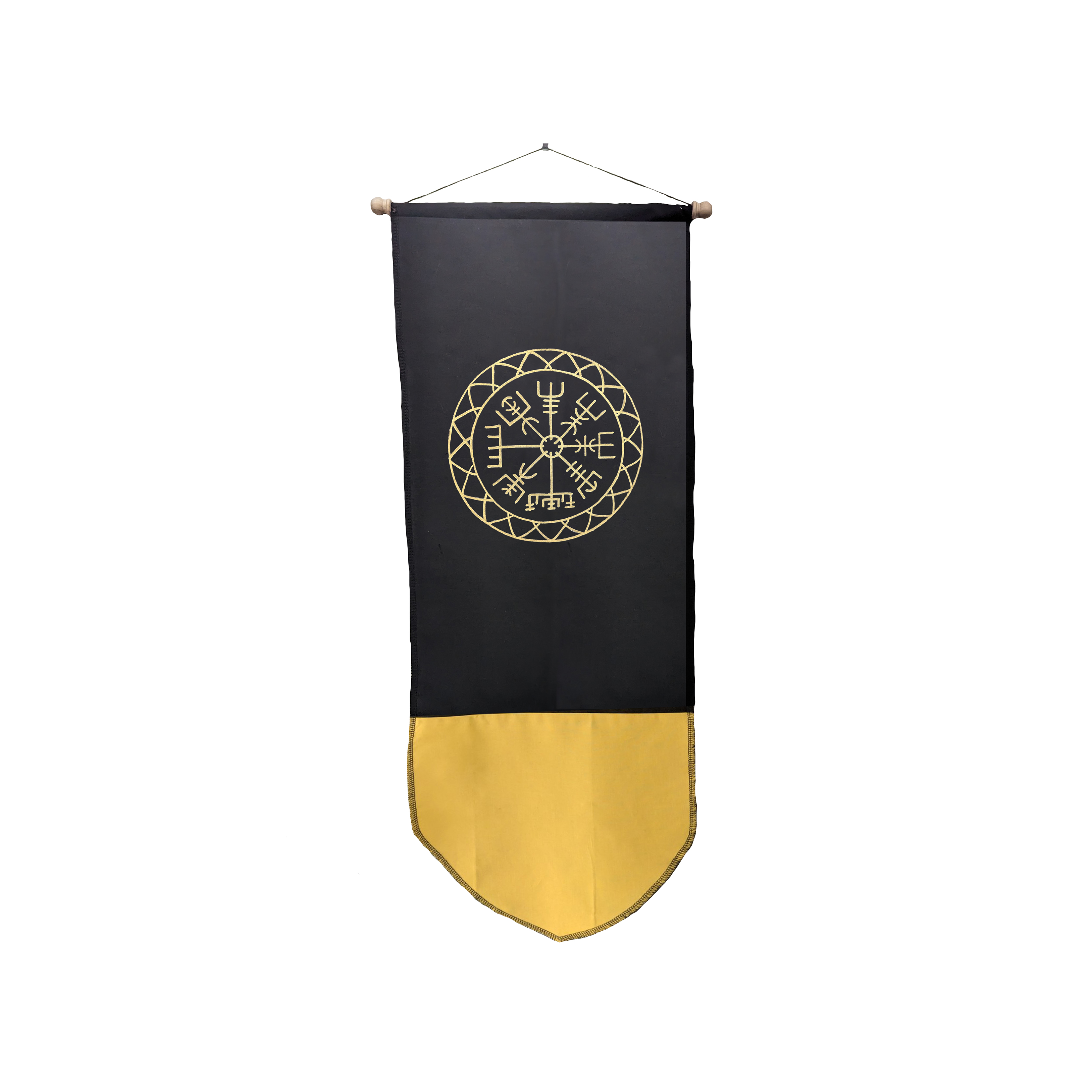 Home And Living Norse Vegvisir Symbol Banner